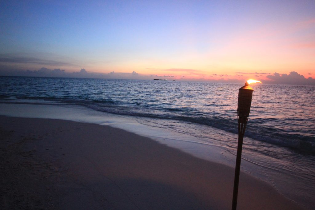 Cena en el Sandbank