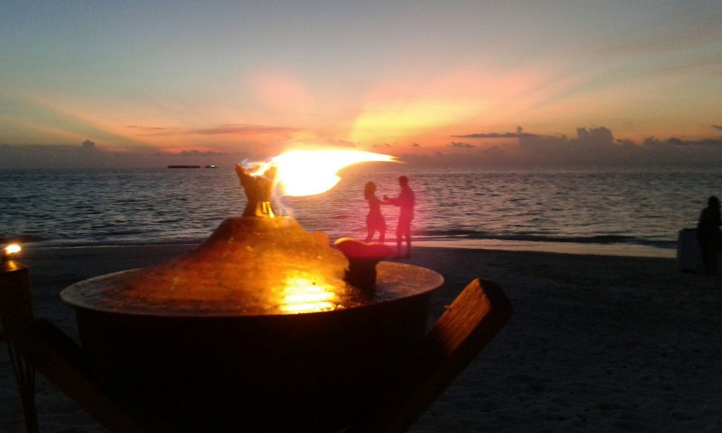 Cena en el Sandbank